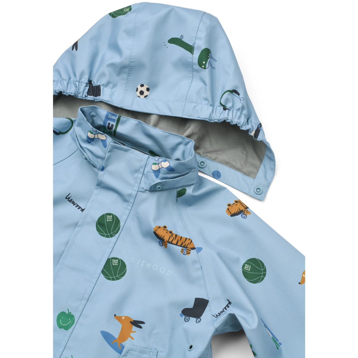 LIEWOOD Fun / Beach Blue Pedia Rainwear Set