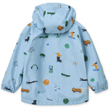 LIEWOOD Fun / Beach Blue Pedia Rainwear Set