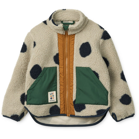 LIEWOOD Spot Dots / Mist Noam Pile Jacket