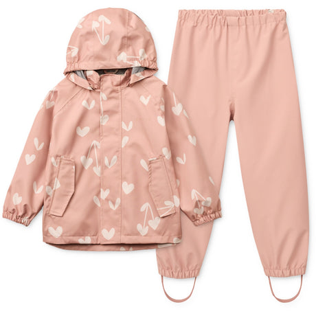 LIEWOOD Sweethearts / Pale Tuscany Pedia Rainwear Set
