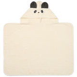 LIEWOOD Creme De La Creme Vilas Panda Baby Hooded Towel