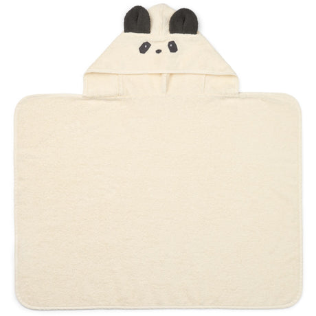LIEWOOD Creme De La Creme Vilas Panda Baby Hooded Towel