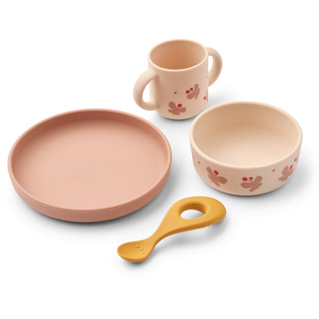 LIEWOOD Butterfly / Apple Blossom Vivi Printed Tableware Set