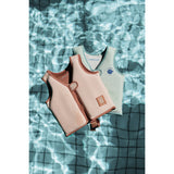 LIEWOOD Peppermint / Sandy Dove Seersucker Swim Vest
