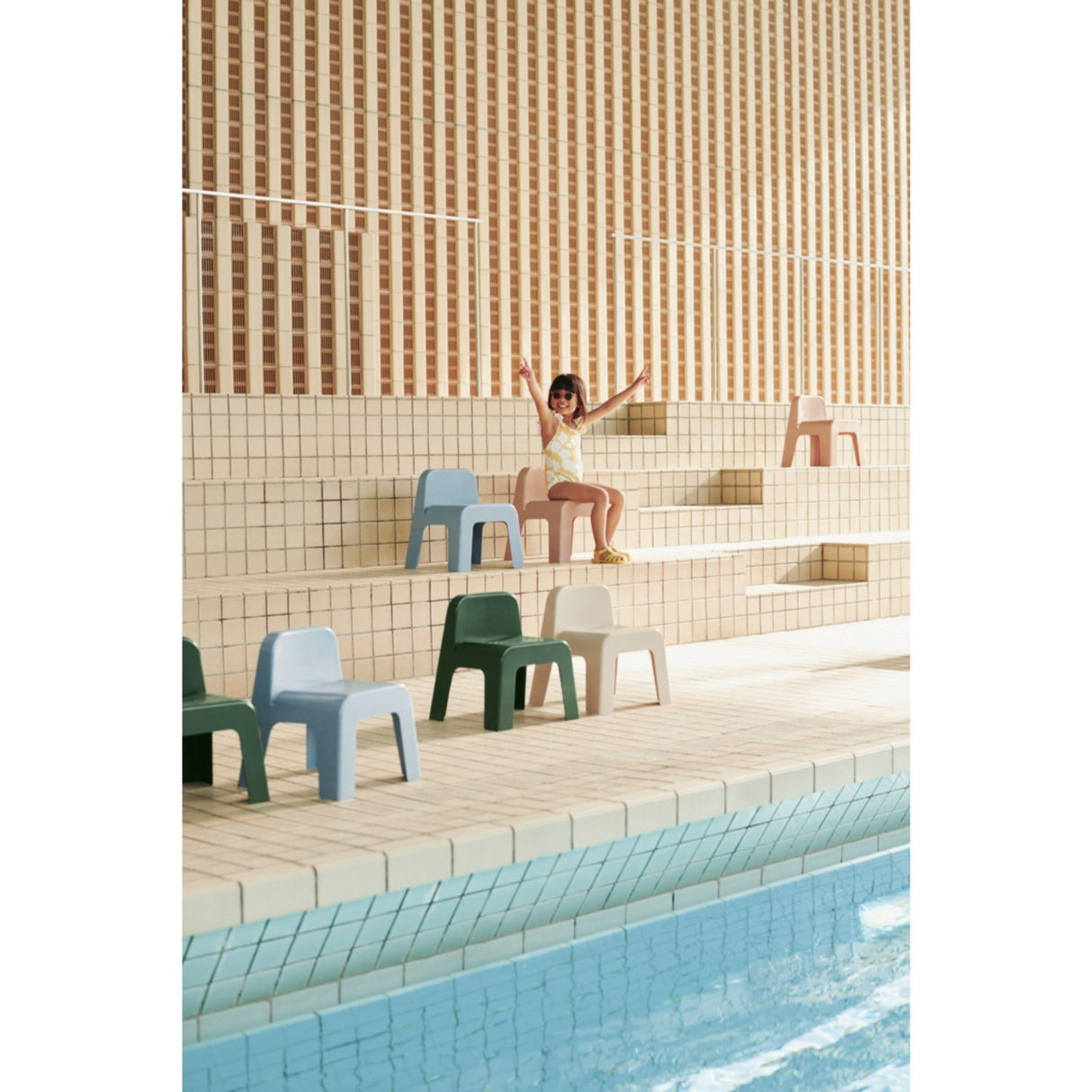 LIEWOOD Beach Blue Chase Chair