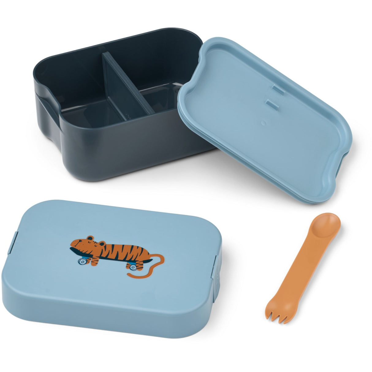 LIEWOOD Tiger / Beach Blue Kamil Lunchbox