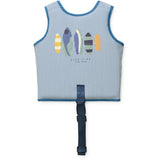 LIEWOOD Y/D Stripe Riverside / Creme De La Creme Dove Seersucker Swim Vest
