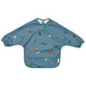 LIEWOOD Fun / Beach Blue Merle Printed Cape Bib