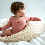 That's Mine Sateen - Block Shell Moon Nursing Pillow