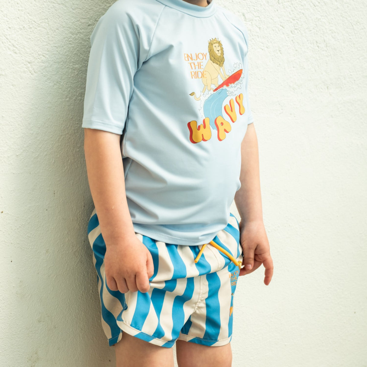 That's Mine Wavy Lion Sami Swim T-Shirt