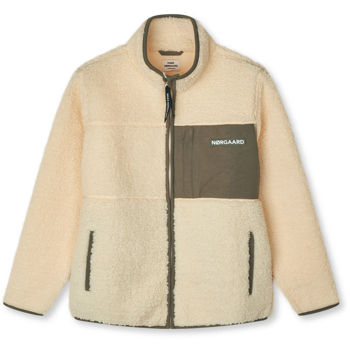 Mads Nørgaard Vanilla Custard Teddy Fleece Jeffo Jacket
