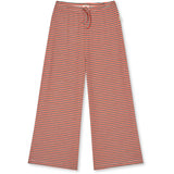 Mads Nørgaard Fiery Red/Vanilla Ice 2X2 Cotton Stripe Verona Pants