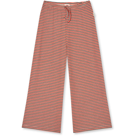 Mads Nørgaard Fiery Red/Vanilla Ice 2X2 Cotton Stripe Verona Pants