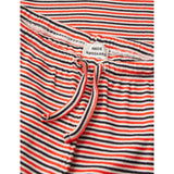 Mads Nørgaard Fiery Red/Vanilla Ice 2X2 Cotton Stripe Verona Pants