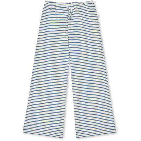 Mads Nørgaard Vanilla Ice/Bright Cobalt 2X2 Cotton Stripe Verona Pants