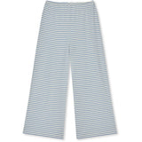 Mads Nørgaard Vanilla Ice/Bright Cobalt 2X2 Cotton Stripe Verona Pants