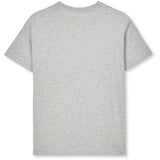 Mads Nørgaard Grey Melange Printed Tee Thorlino Logo Tee