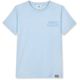 Mads Nørgaard Cashmere Blue Printed Tee Thorlino Logo Tee