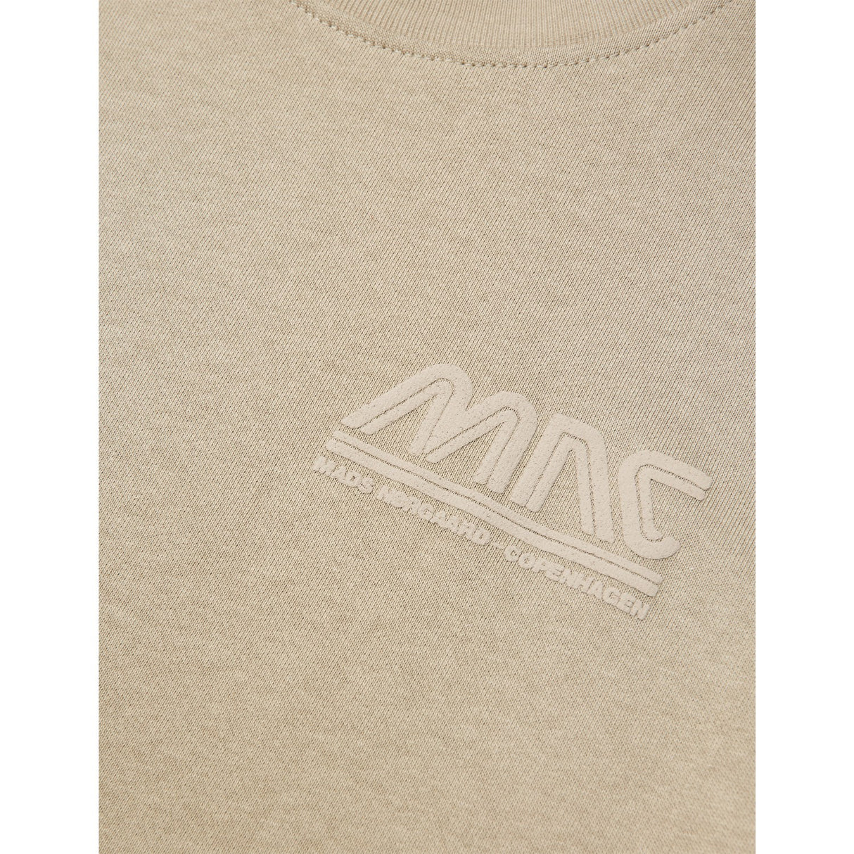 Mads Nørgaard Plaza Taupe Light Original Sweat Solo Sweatshirt
