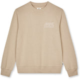 Mads Nørgaard Plaza Taupe Light Original Sweat Solo Sweatshirt