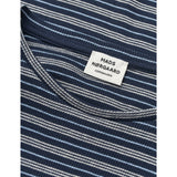 Mads Nørgaard Sky Captain/Vanilla Ice/Cashme 2X2 Cotton Stripe Stripe Tuviana Tee