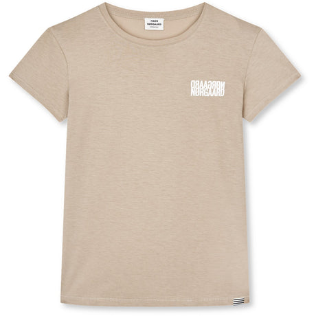 Mads Nørgaard Plaza Taupe Single Cotton Tuvina Mini Mirror Tee