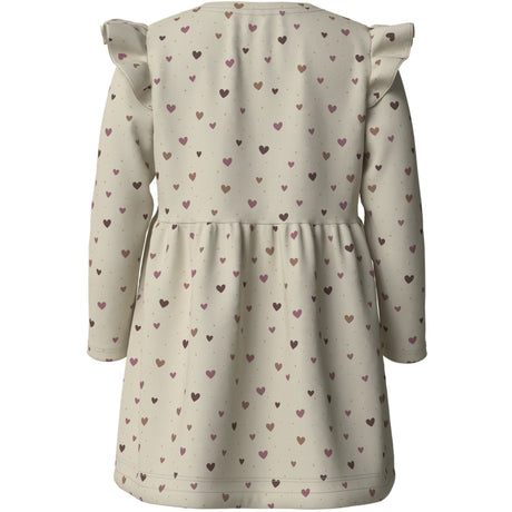 Name It Almond Milk Nmfhayla Ls Light Swe Dress