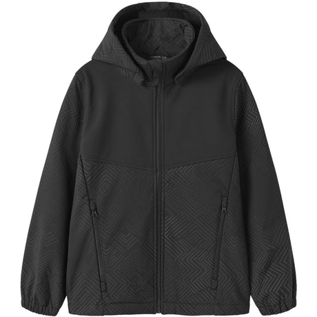 Name It Black Ref Nkmalfa08 Softshell Jacket Ref Aop Fo