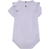 En Fant Purple Heather Romper Knit