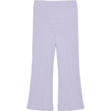 En Fant Purple Heather Leggings Pointelle