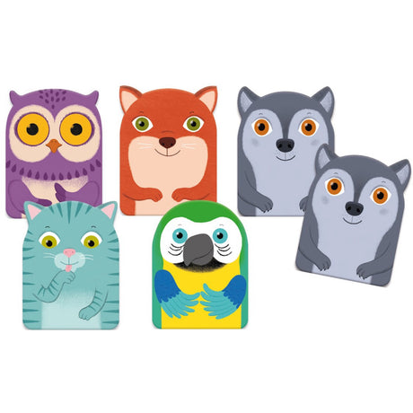 Djeco card games for the little ones, find the family