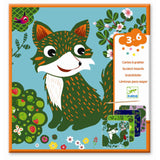 Djeco Scratch card for the little ones, the animals of the forest