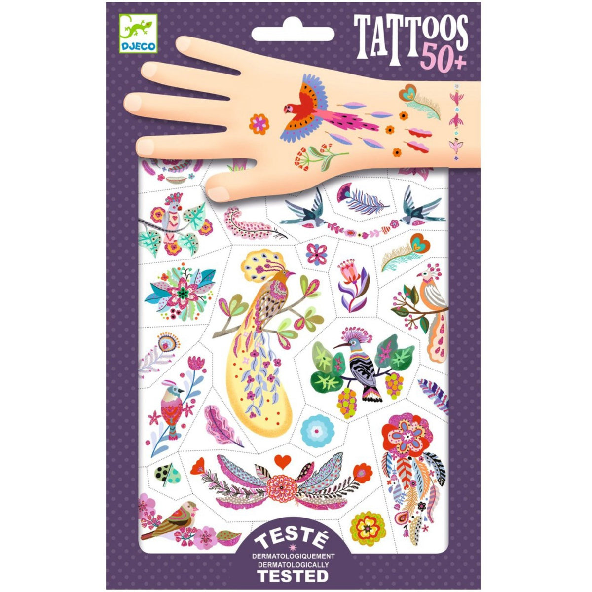 Djeco Tattoos, Birds