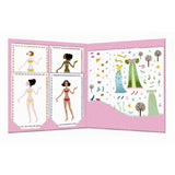 Djeco Paper Doll Cards, Dresses of the Seasons