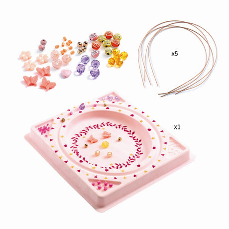 Djeco Creative Pearls - Beautiful Headbands