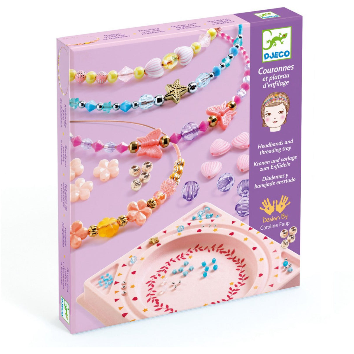 Djeco Creative Pearls - Beautiful Headbands