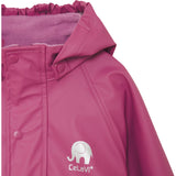 CeLaVi Rose Wine Basic Rainwear Set -Solid Pu