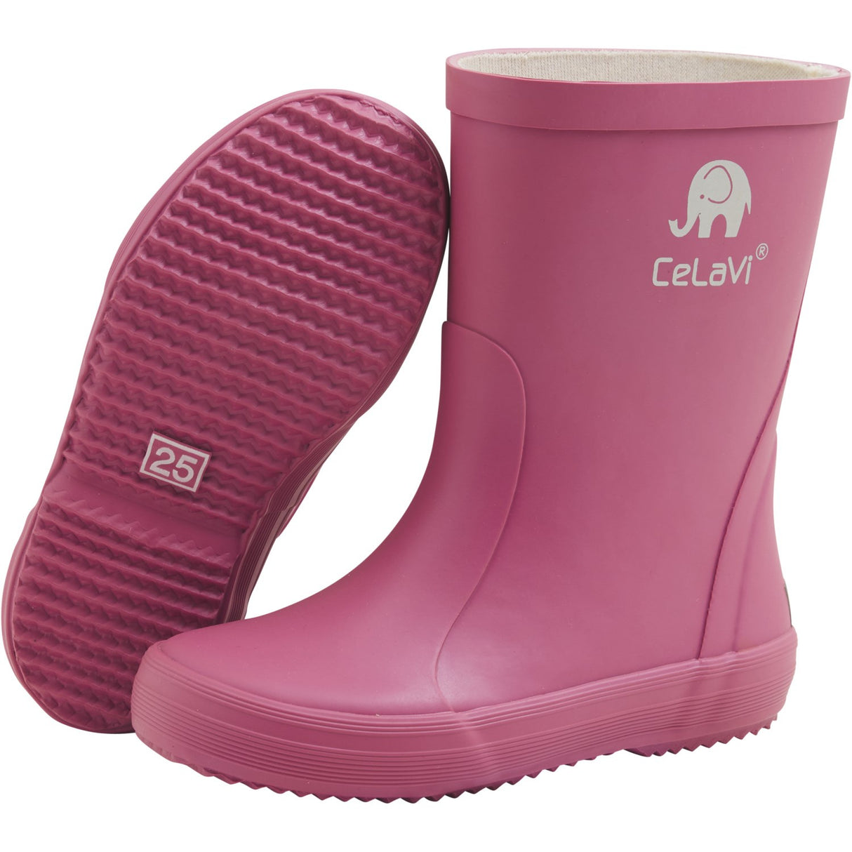 CeLaVi Rose Wine Basic Wellies -Solid