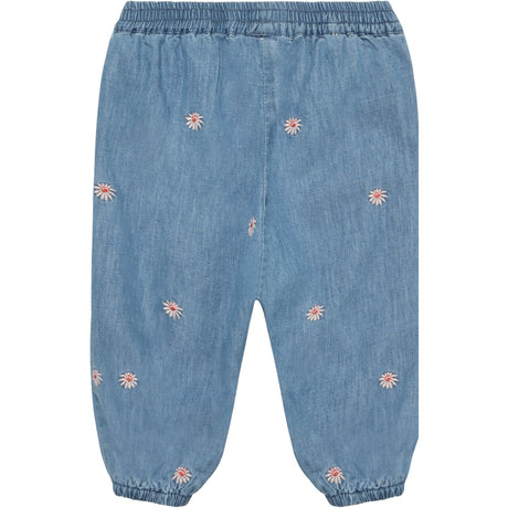 Minymo Faded Denim Pants Emb. Chambray W. Lining