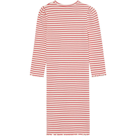 Minymo Spiced Coral Dress Ls Rib