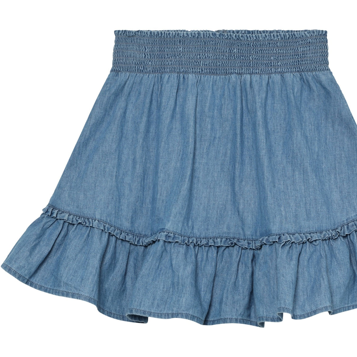 Minymo Faded Denim Skirt Chambray