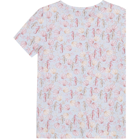 Minymo Illusion Blue T-Shirt Ss Aop