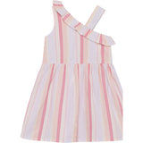 Minymo Bright White Dress Ns Y/D Seersucker