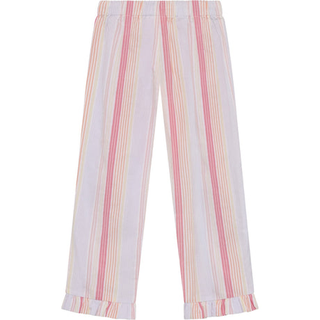Minymo Bright White Pants Y/D Seersucker