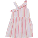 Minymo Bright White Dress Ns Y/D Seersucker