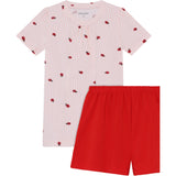 Minymo Peach Blush T-Shirt+Short Set Aop