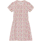 Minymo Raindrops On Roses Dress Ss Aop