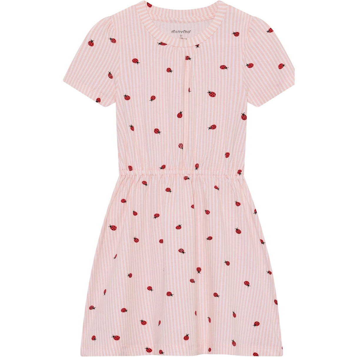 Minymo Peach Blush Dress Ss Aop
