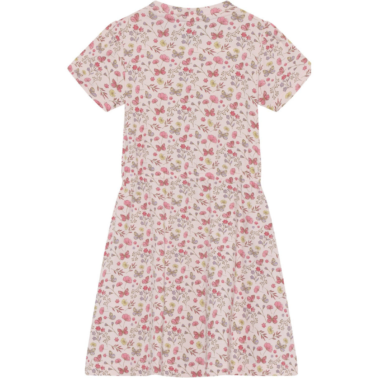 Minymo Raindrops On Roses Dress Ss Aop