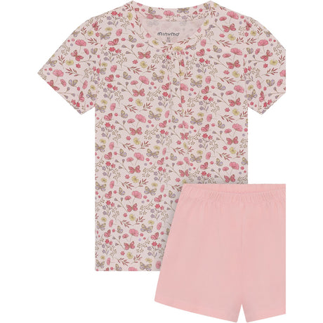 Minymo Raindrops On Roses T-Shirt+Short Set Aop